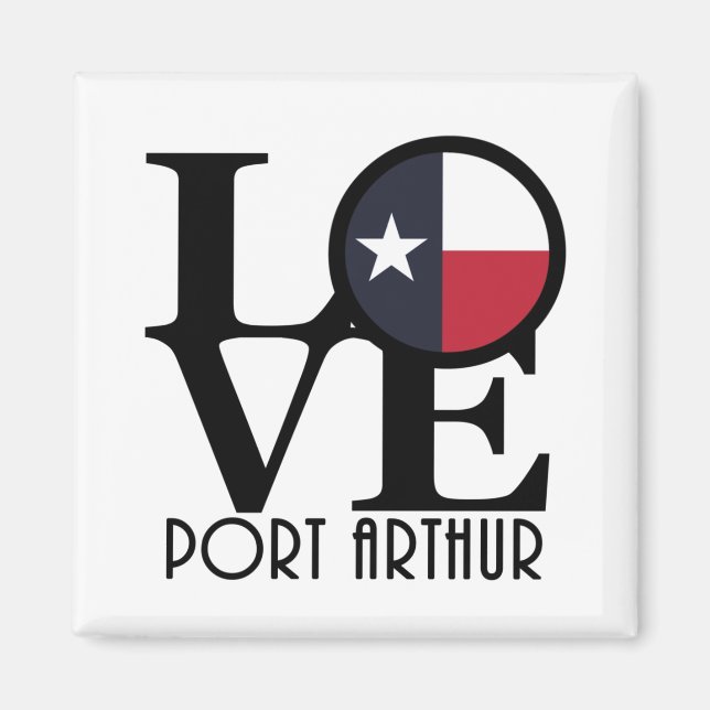 Íman LOVE Port Arthur Texas (Frente)