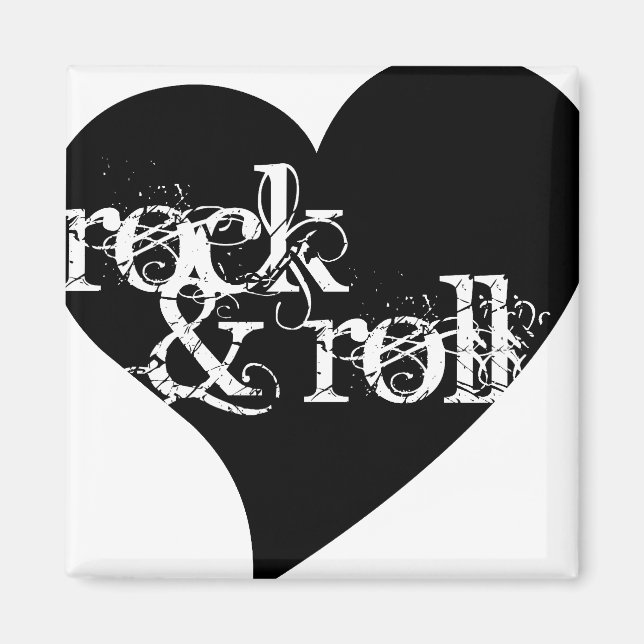 Íman Love Rock & Roll Design (Frente)