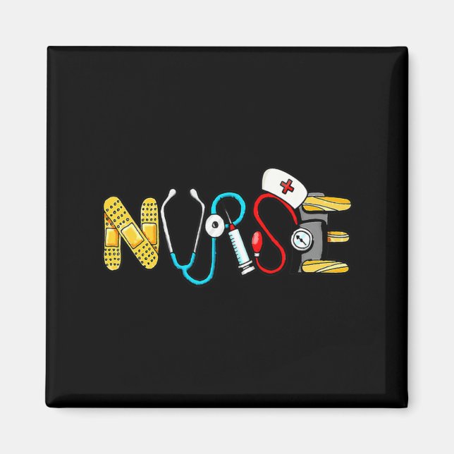 Íman Love Stethoscope Nurse Life Valentine Day Women  (Frente)