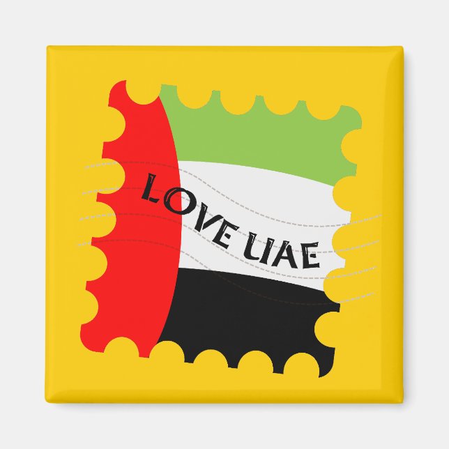 Íman Love UAE Magnet (Frente)