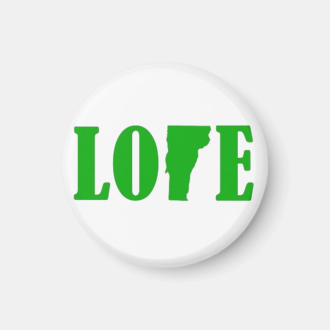 Íman Love Vermont Magnet (Frente)