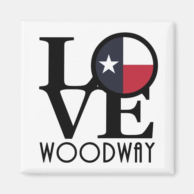 Íman LOVE Woodway Texas (Frente)