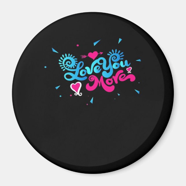 Íman Love You More Clean Typography Style  (Frente)