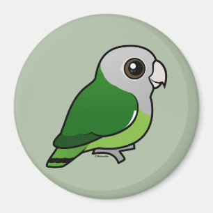 Íman Lovebird Cinza-dirigido