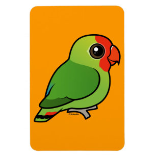 Íman Lovebird Vermelho-dirigido