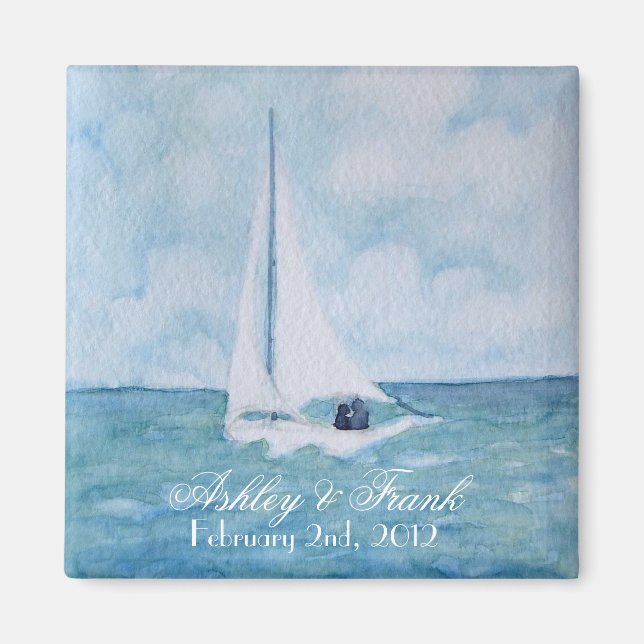 Íman Loveboat Save-the-Date (Frente)