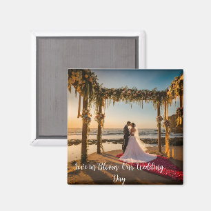 Íman #LoveinBloom:OurWeddingDayMagnet