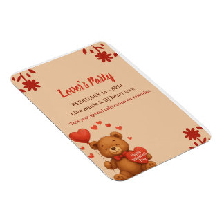 Íman Lover's Party - Valentine’s Day party Invitation