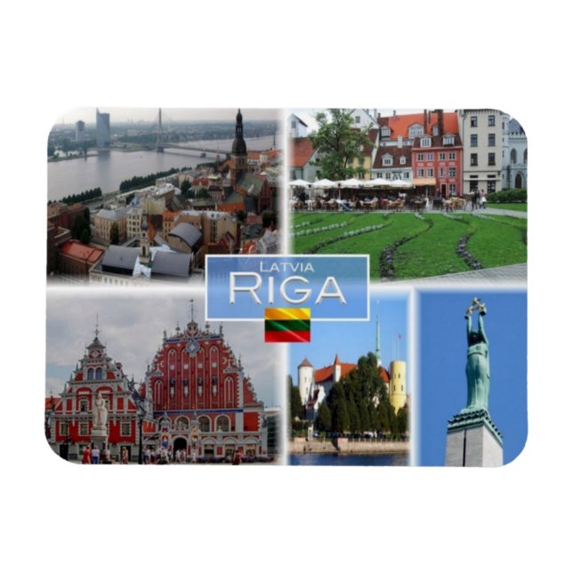 Íman LT Lituânia Letónia Lietuva - Riga - (Horizontal)