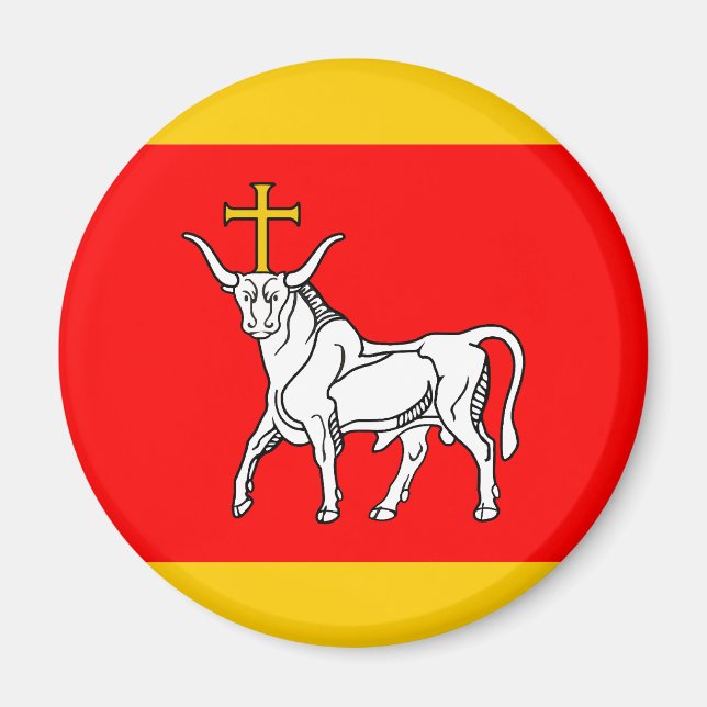Íman Ltu Kaunas, bandeira do Liechtenstein (Frente)