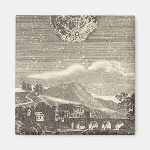 Íman Lua antiga do renascimento por Allain Mallet