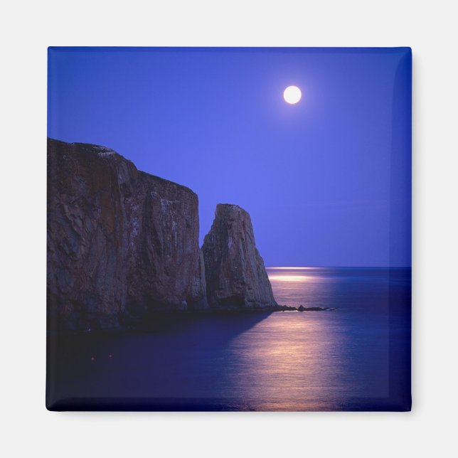 Íman Lua ao Crepúsculo | Rocha Perce Costa Gaspe Quebec (Frente)