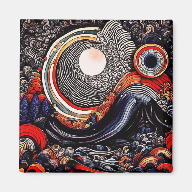 Íman Lua através de ondas de tempestade (Frente)