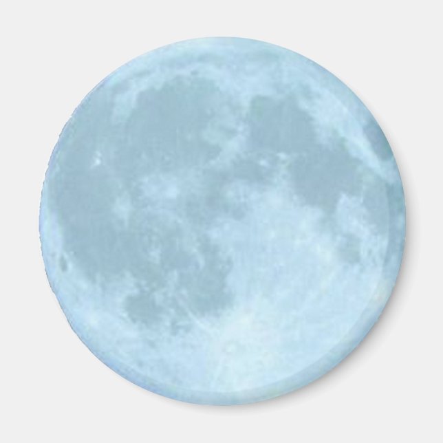 Íman Lua Azul cheio (Frente)