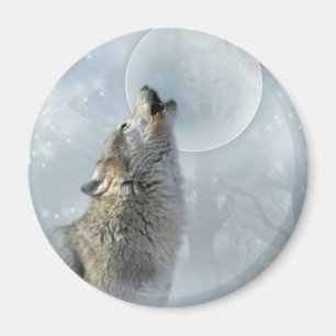 Íman Lua azul do lobo