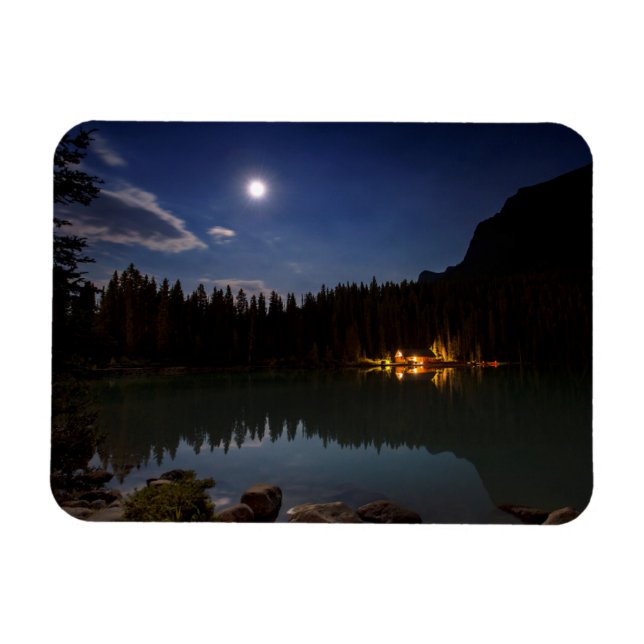 Íman Lua cheia | Lago Louise, Canadá (Horizontal)
