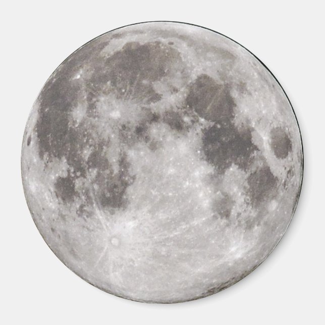 Íman Lua Cheia no céu preto (Frente)