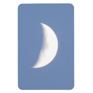 Íman Lua Crescente Luminosa Bonita no Prêmio de Lua de