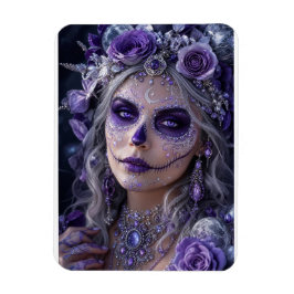 Íman Lua de Ámética Calavera – Dia de Finados Roxo