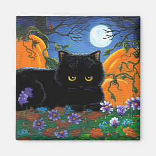 Íman Lua engraçada Creationarts dos gatos da queda