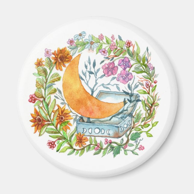 Íman Lua fora da caixa (Frente)