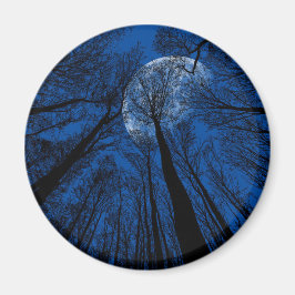 Íman Lua no Céu Noturno