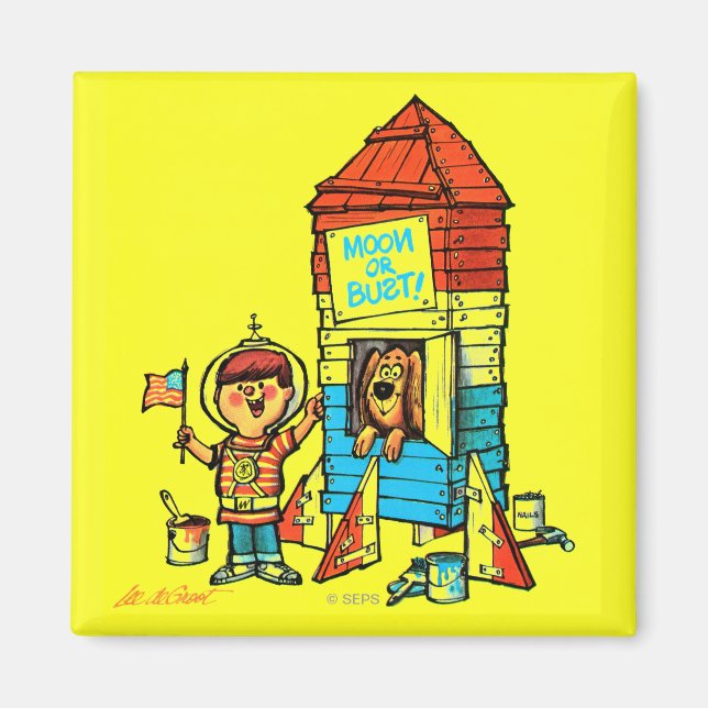 Íman Lua ou Bust! (Frente)