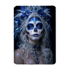 Íman Lua Safira Calavera – Azul Celestial