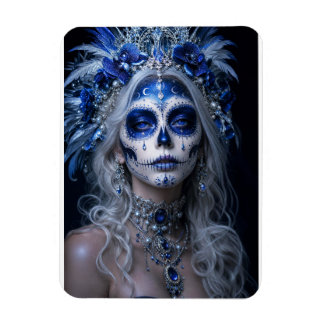 Íman Lua Safira Calavera – Azul Celestial