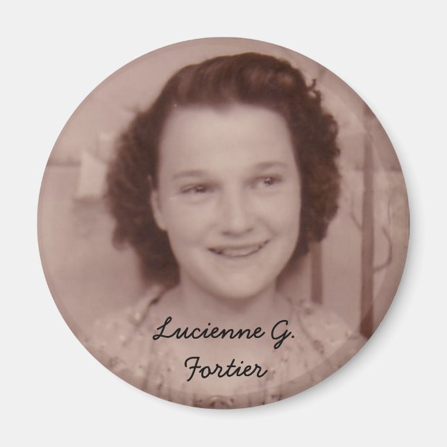 Íman lucienne2, Lucienne G. Fortier (Frente)
