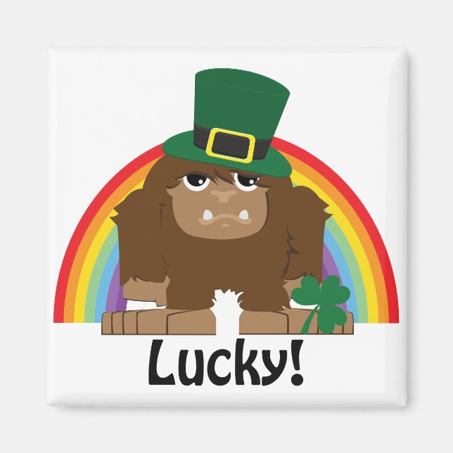 Íman Lucky Bigfoot Leprechaun (Frente)