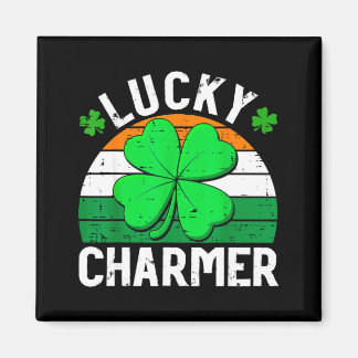 Íman Lucky charmer shirts boys kids girls funny st