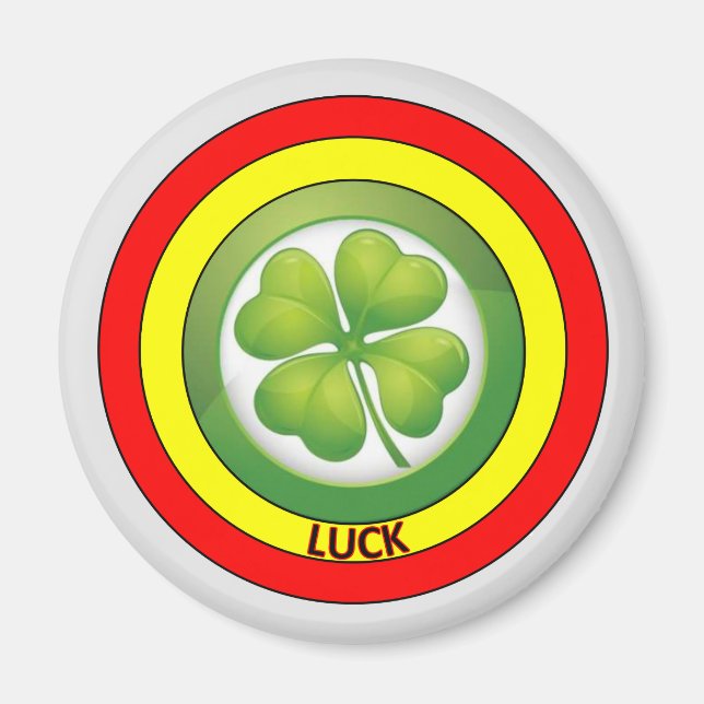 Íman Lucky Clover Magnet (Frente)