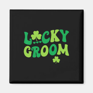 Íman Lucky Groom Node Casais Correspondendo Rua Casamen
