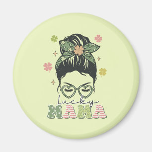 Íman Lucky Mama - Messy Bun - Rua de Véu.