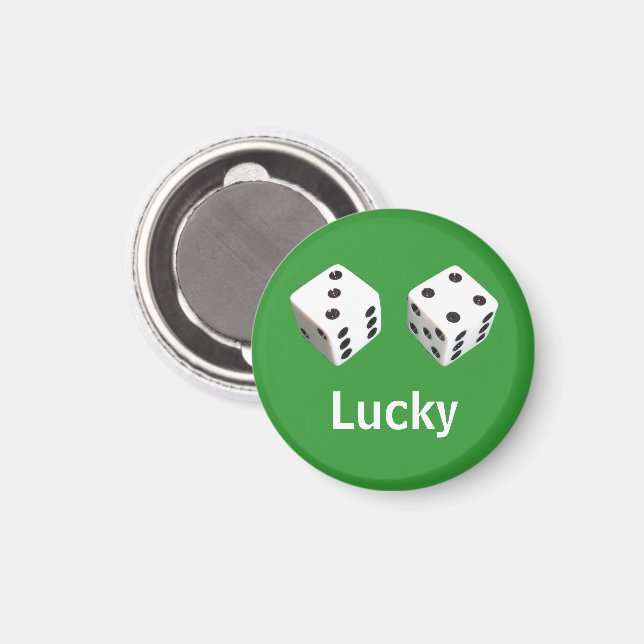 Íman Lucky Seven Dice Roll (Front/Back)