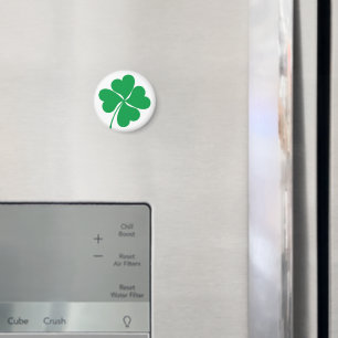 Íman Lucky Verde Bonito 4 deixa coração Trevo
