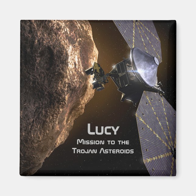 Íman Lucy Mission to Study Trojan Asteroids (Frente)