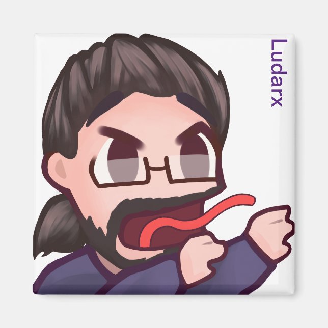 Íman Ludarx | REE | Imã de geladeira V2 (Frente)