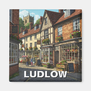 Íman Ludlow England Viagem