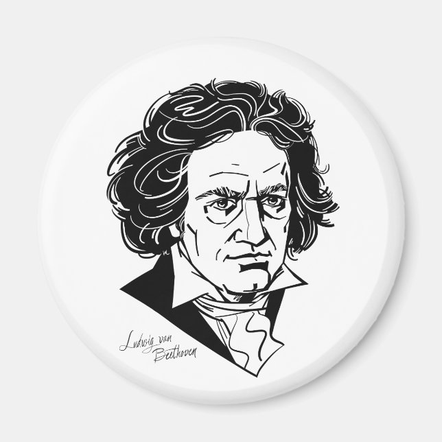 Íman Ludwig van Beethoven (Frente)