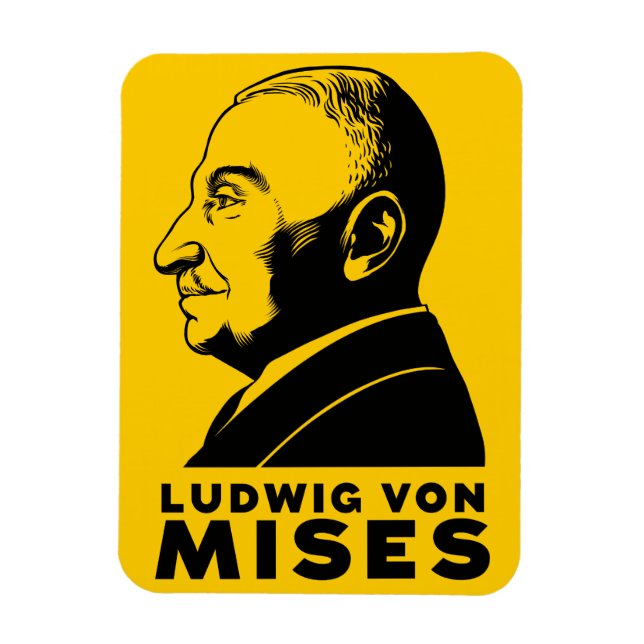 Íman Ludwig von Mises Premium Flexi Magnet (Vertical)