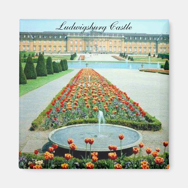 Íman Ludwigsburg Castle Alemanha (Frente)