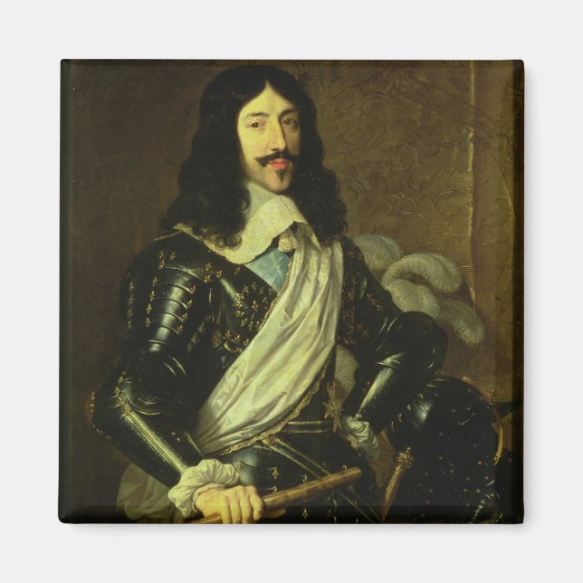 Íman Luís XIII (1601-43) (óleo na canvas) (Frente)