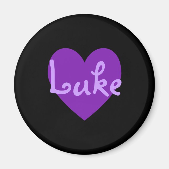 Íman Luke em Purple (Frente)