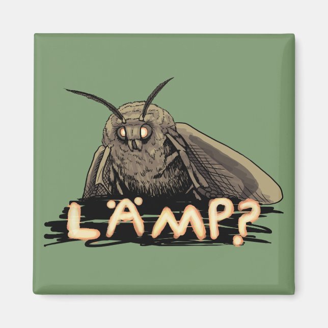 Íman Luminária? Moth Meme (Frente)