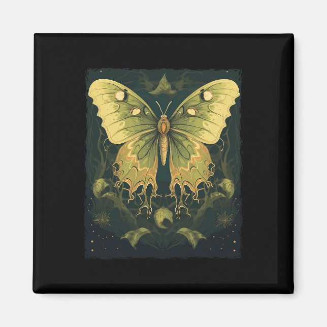 Íman Luna Moth Halloween (Frente)