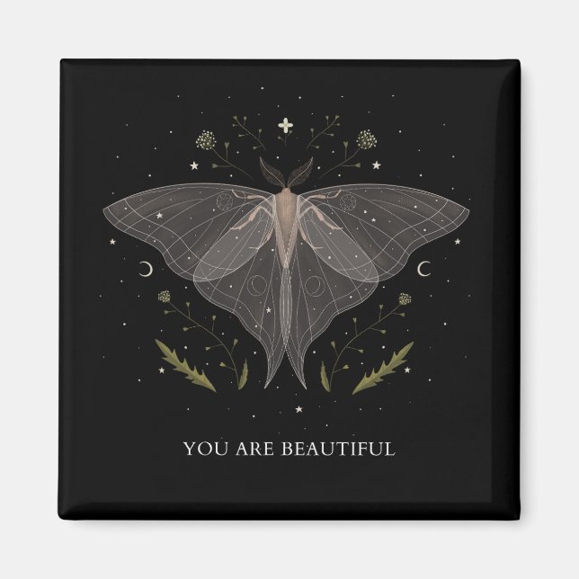 Íman Luna Moth - Você é bonita (Frente)
