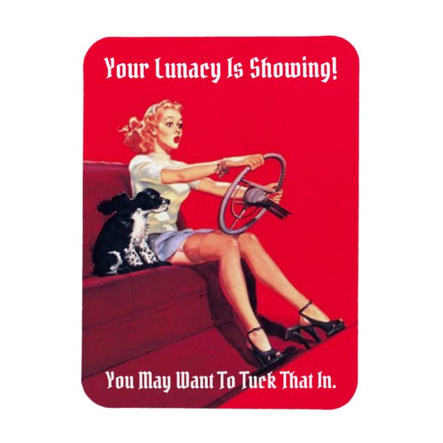 Íman Lunacy Vintage Pin-Up Magnet (Vertical)
