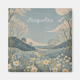 Íman Lunar Meadow Personalizado